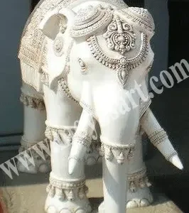 Elephant Marble Statue